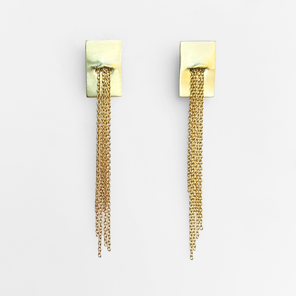 Geo Fringe Earrings