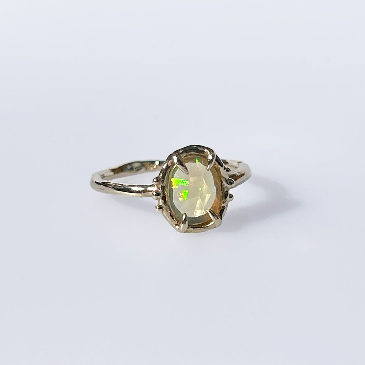 10k Opal Solitaire Ring