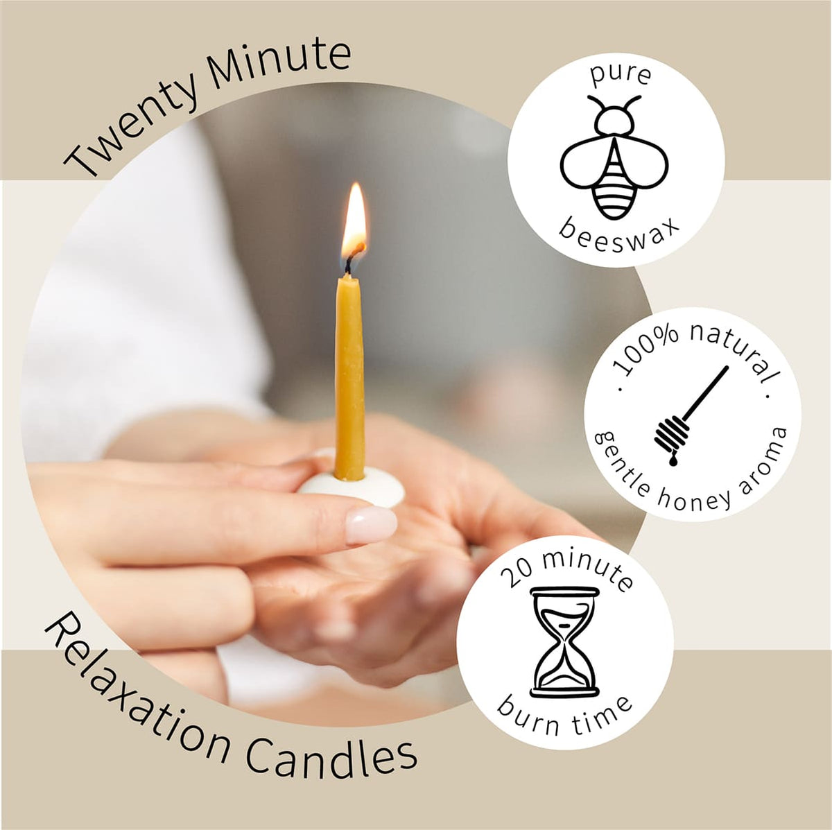 Twenty Minute Advent Candles - Pine