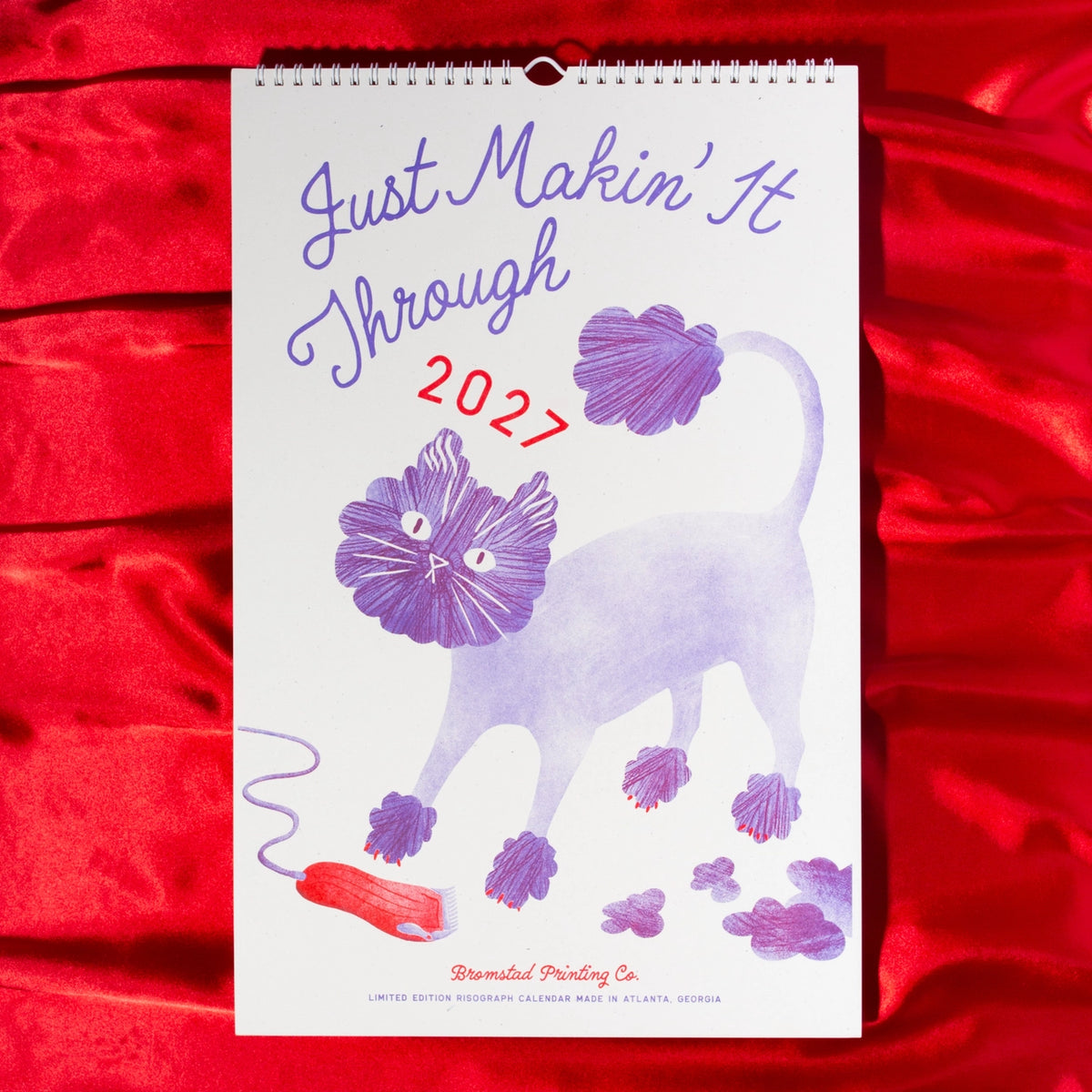 Just Makin' It Through Kitty Wall Calendar - 2027