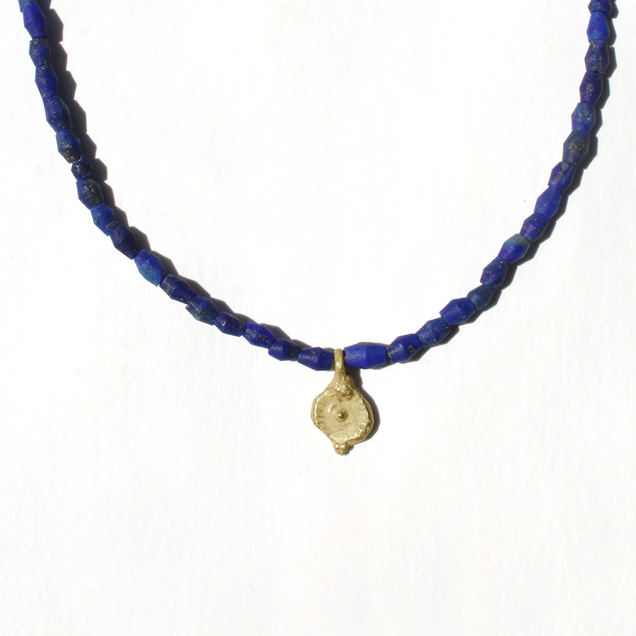 Kata Lapis Beaded Necklace