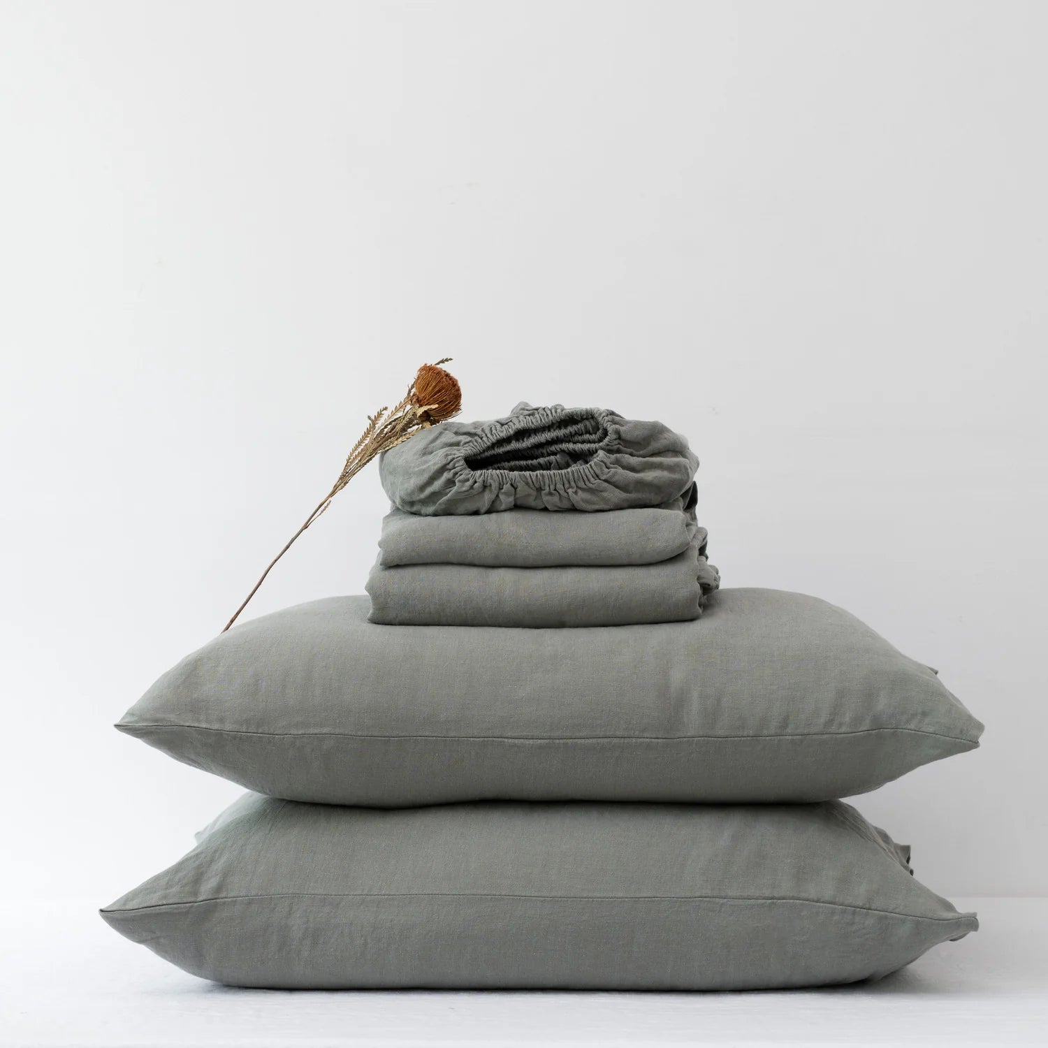 Linen Tales Queen Sheet Set - Khaki