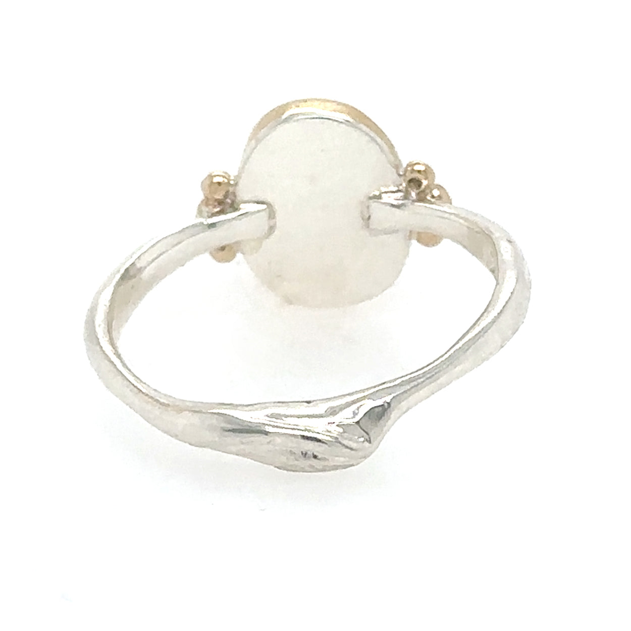 Kyanite Ring with Diamond Whiskers