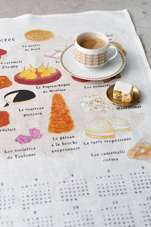 2025 Fabric Calendar - Sweets / La France sucrée