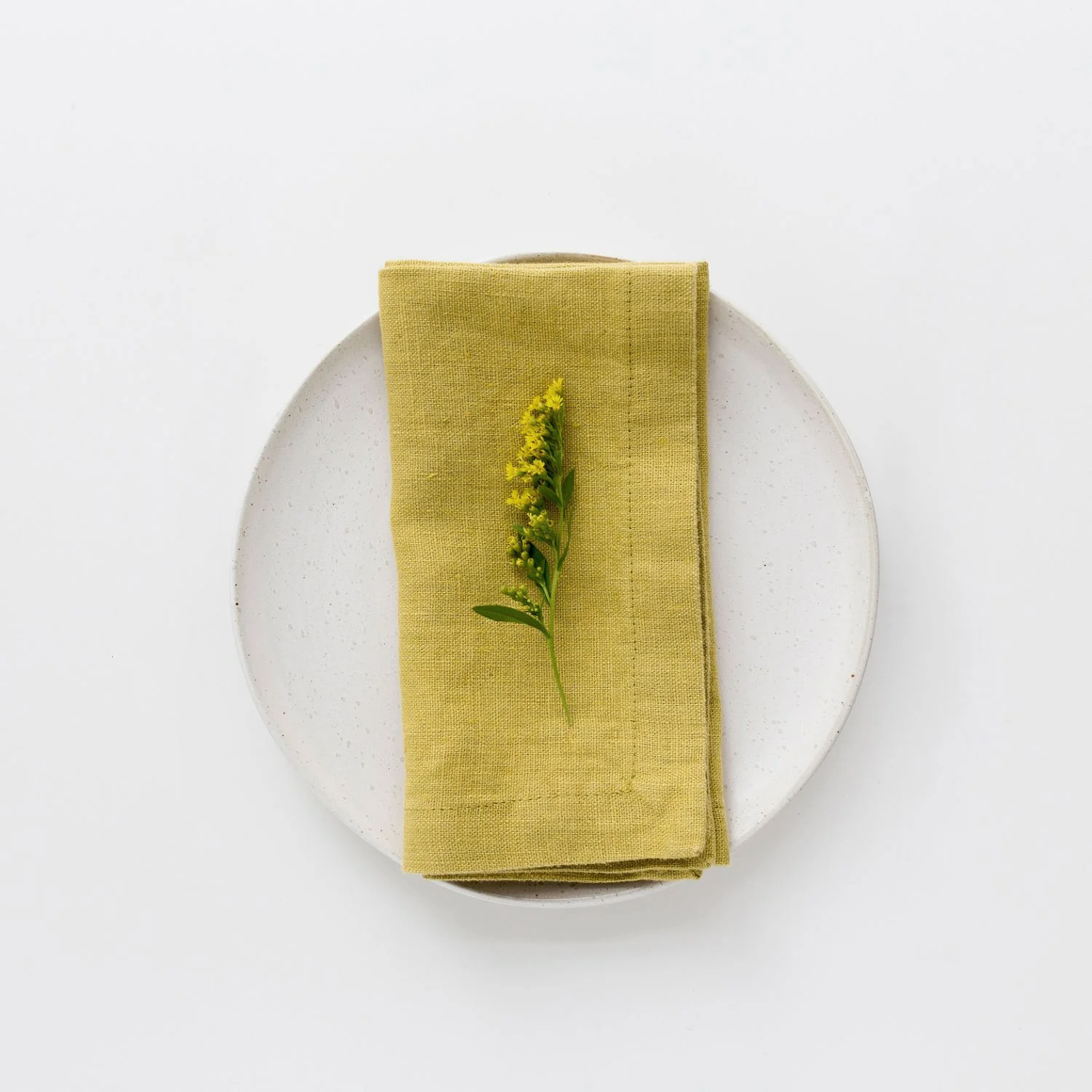Linen Napkins - Set/2 - Lemon Curry