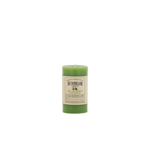 Beeswax Pillar - Lime, Grapefruit & Rosemary