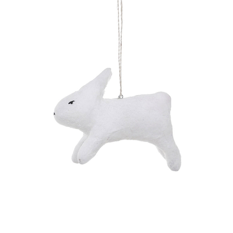 Cotton Rabbit Ornament