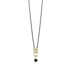 Minnow Black Diamond Necklace