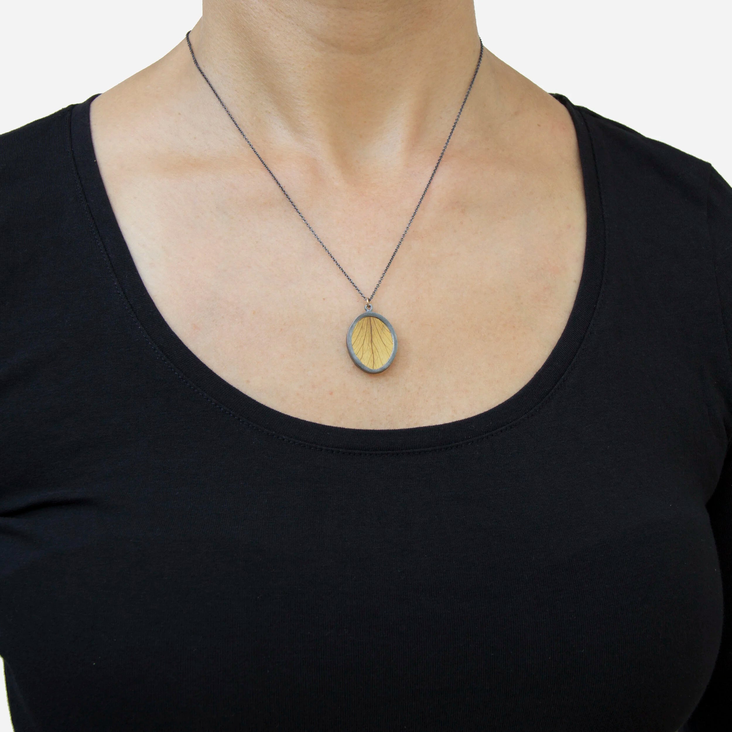 Rose Petal Encasement Necklace