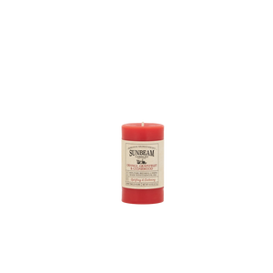 Beeswax Pillar - Orange, Grapefruit & Cedarwood