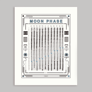 2024 Moon Calendar - Unframed