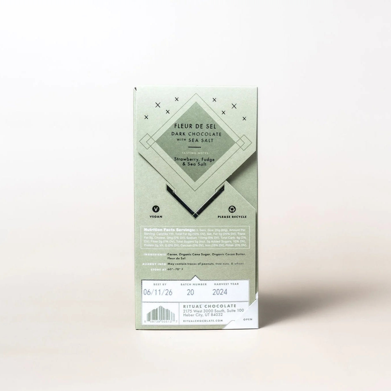 Ritual Fleur de Sel Chocolate Bar