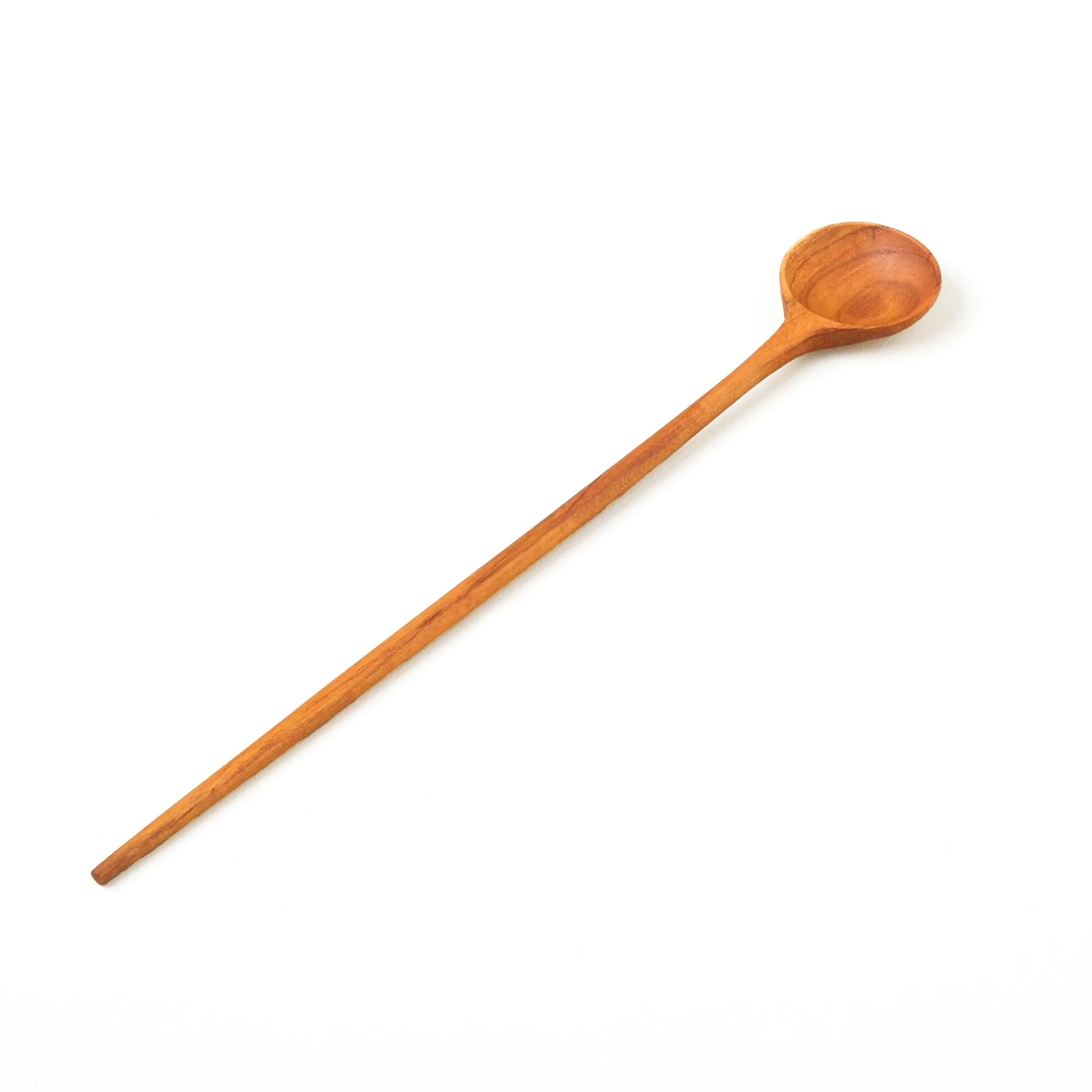 Rounded Teak Tasting Spoon