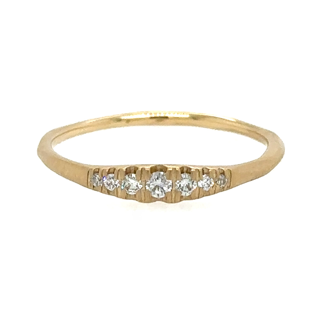 Petite Pavé Diamond Rubidoux Ring