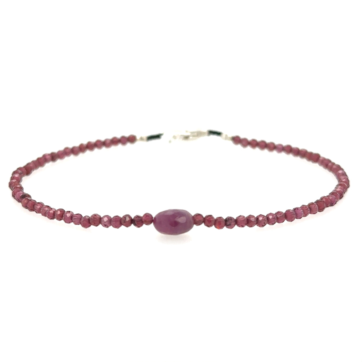 Garnet + Ruby Strand Bracelet