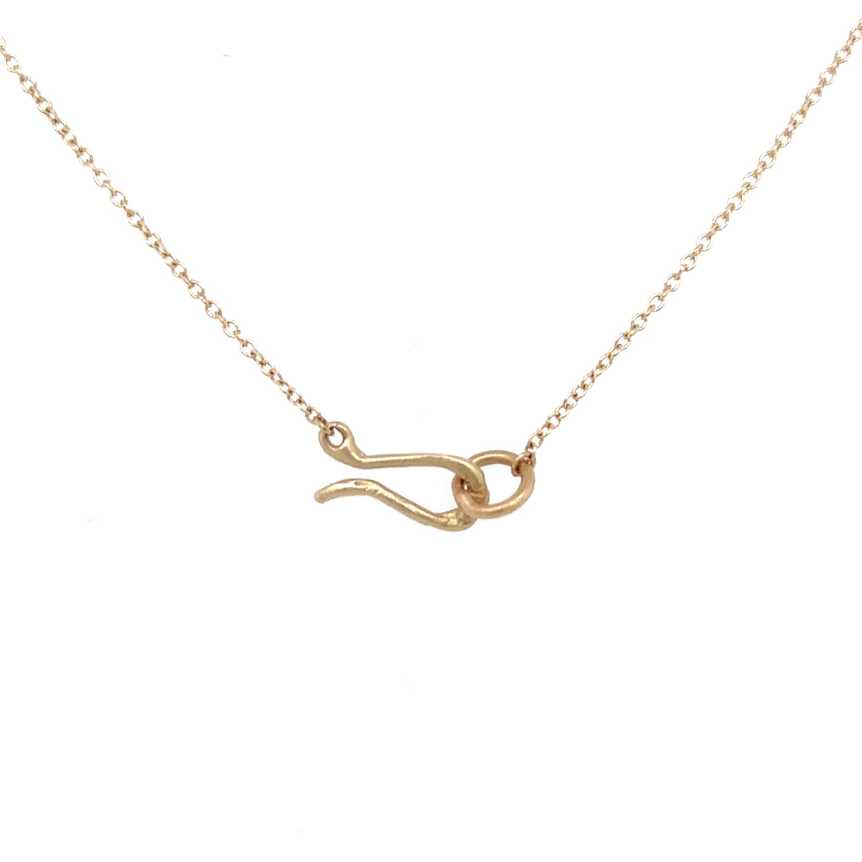 14k Small Serpent Necklace
