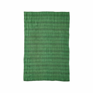 Saville Stripe Linen Tea Towel - Kelly Green