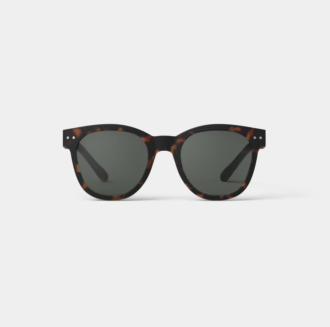 #N Sunglasses - Tortoise (Grey Lenses)