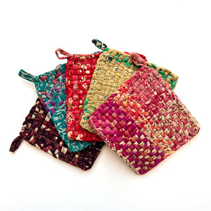 Recycled Sari Potholder