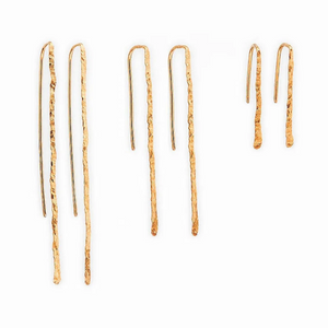Twig Threader Earring Gold Filled