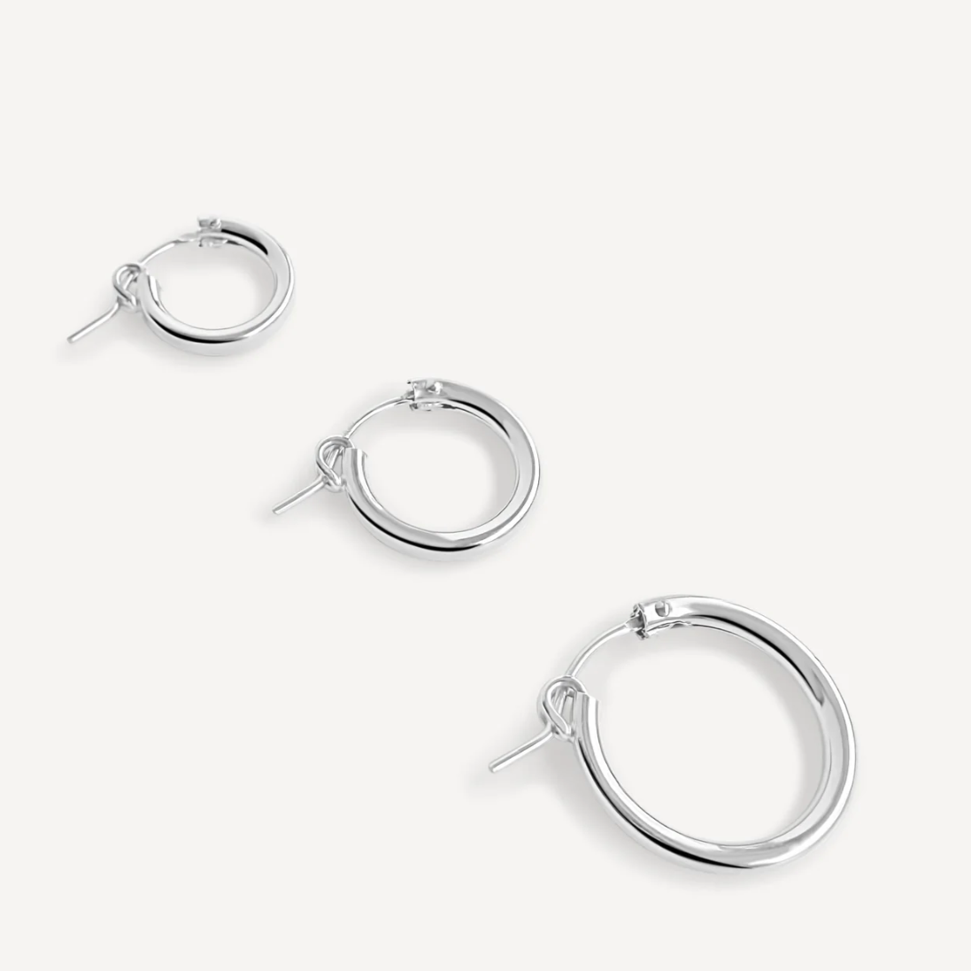 SS Everyday Click Hoop Earrings