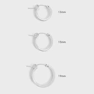 SS Everyday Click Hoop Earrings