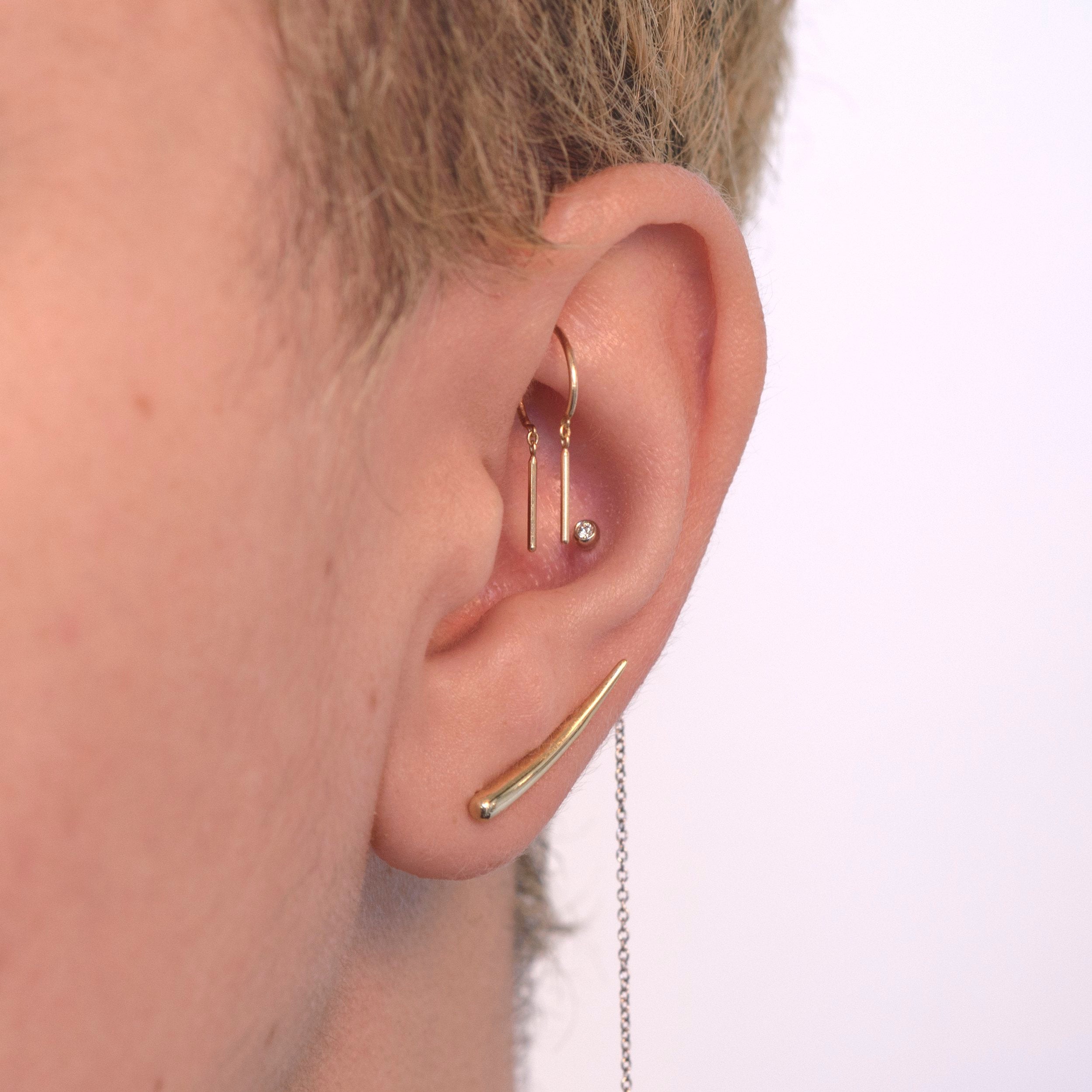 Gold Baby Chime Earring - SINGLE