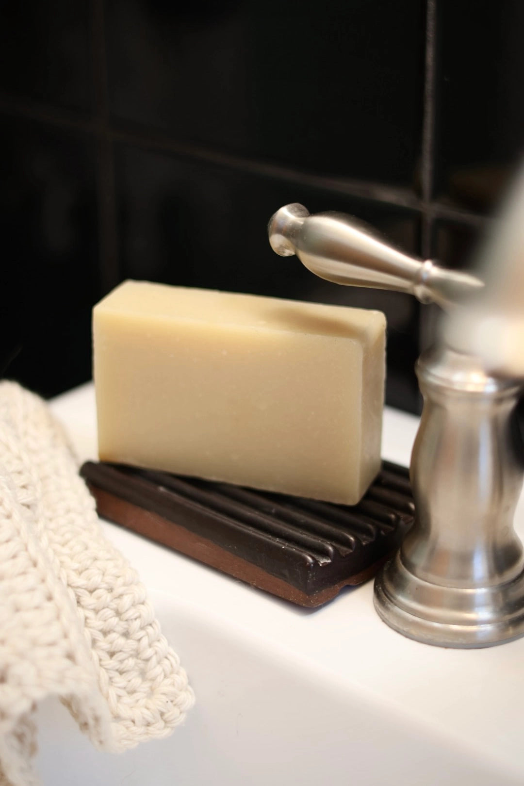 Ceramic Soap Dish (Black)