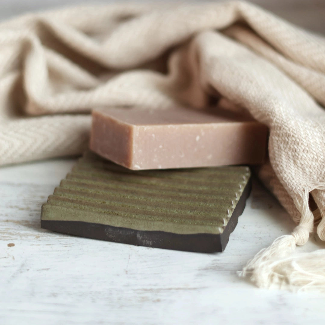 Ceramic Soap Dish (Green)