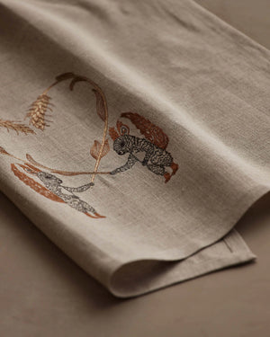 Squirrels with Wheat Tea Towel