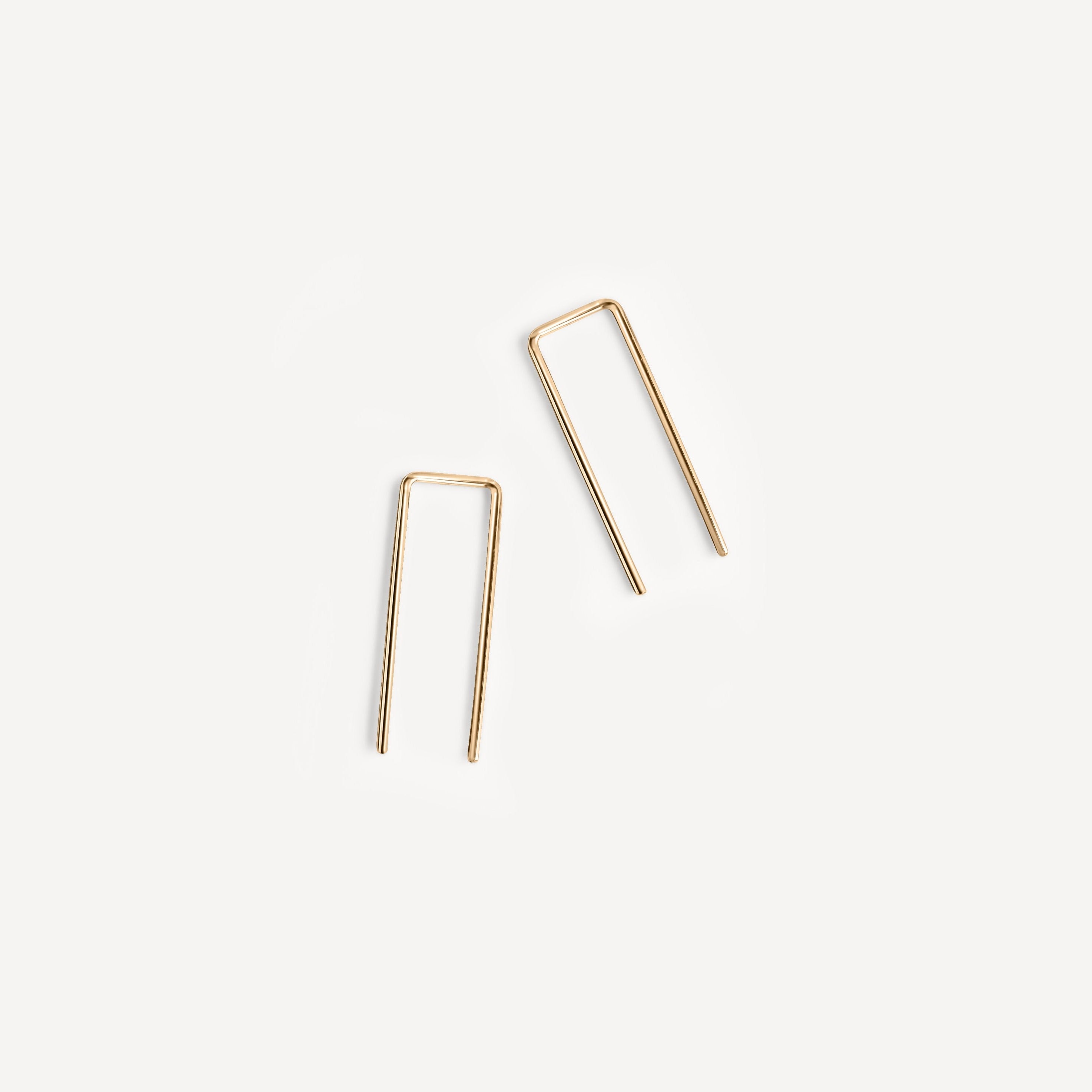 GF Tiny Staple Earrings