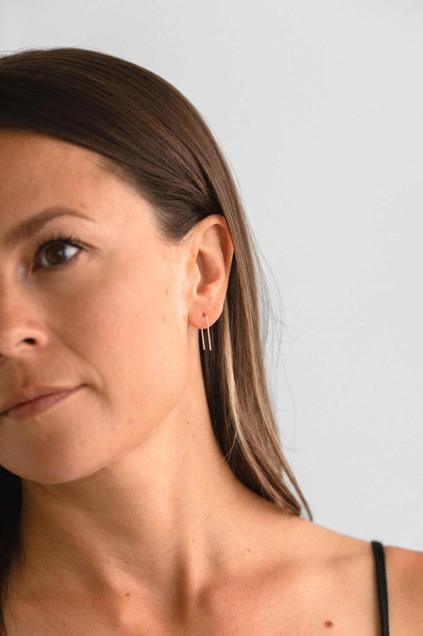 GF Tiny Staple Earrings