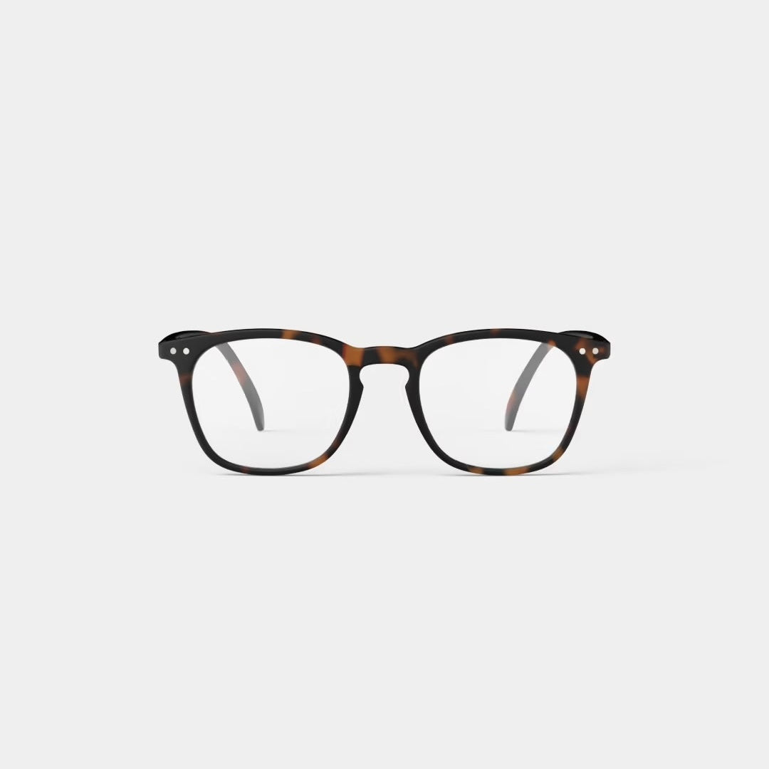 #E Reading Glasses - Tortoise