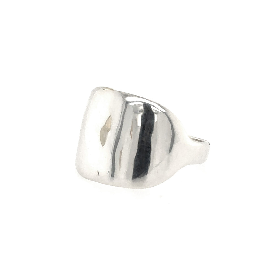 Sterling Silver Flat Square Cigar Band