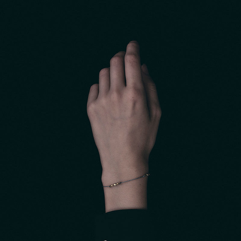 Three Station Cord Bracelet