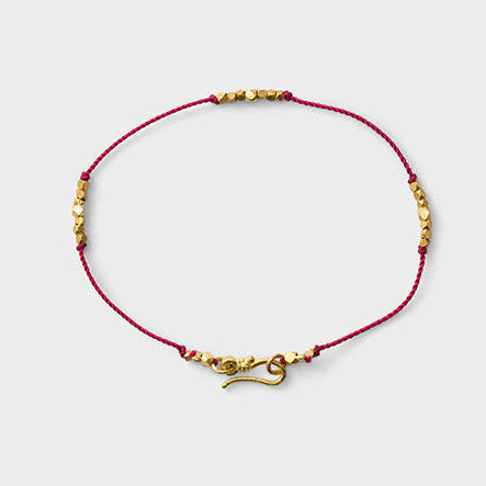 Three Station Cord Bracelet