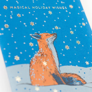 Magical Snowy Fox Card