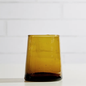 Tapered Moroccan Glasses - Amber