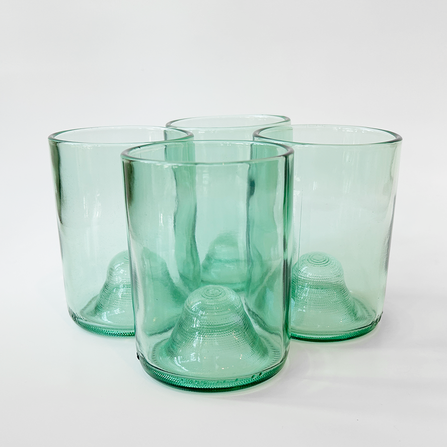 Large Aqua Rim Stacking Glass - Sobremesa by TerraKlay