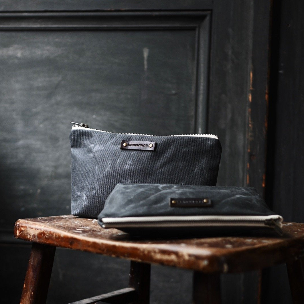 The Medium Pouch - Ash Grey