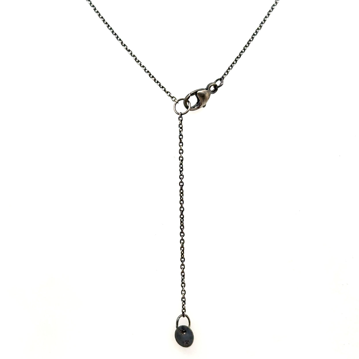 Labradorite + Diamond Trifold Keum-Boo Necklace