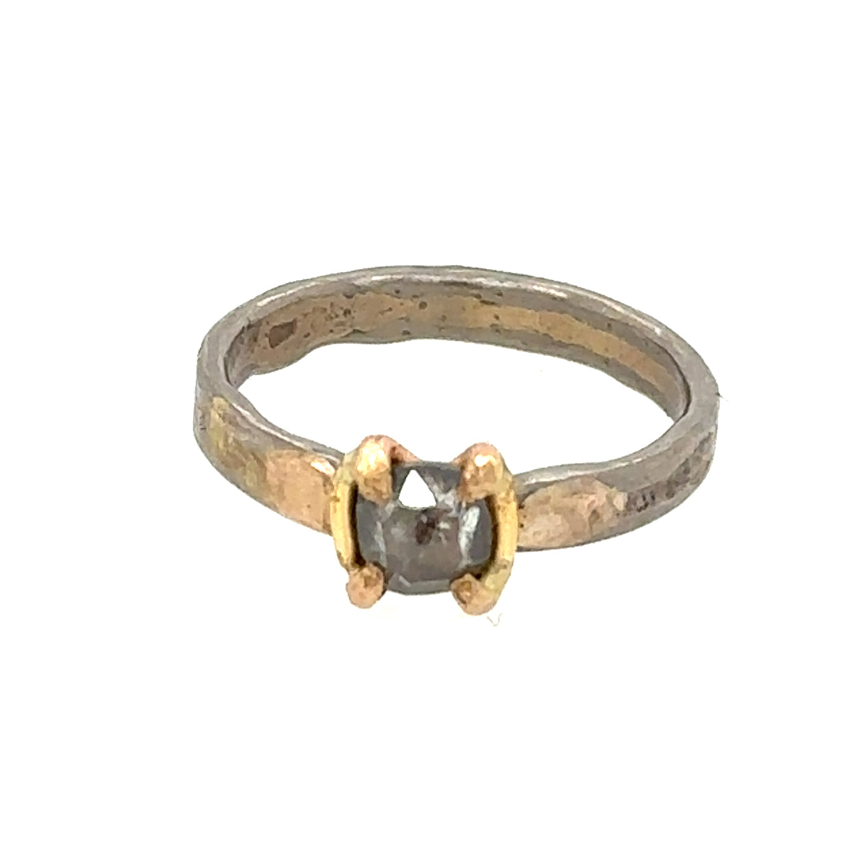 Salt + Pepper Artemis Diamond RIng
