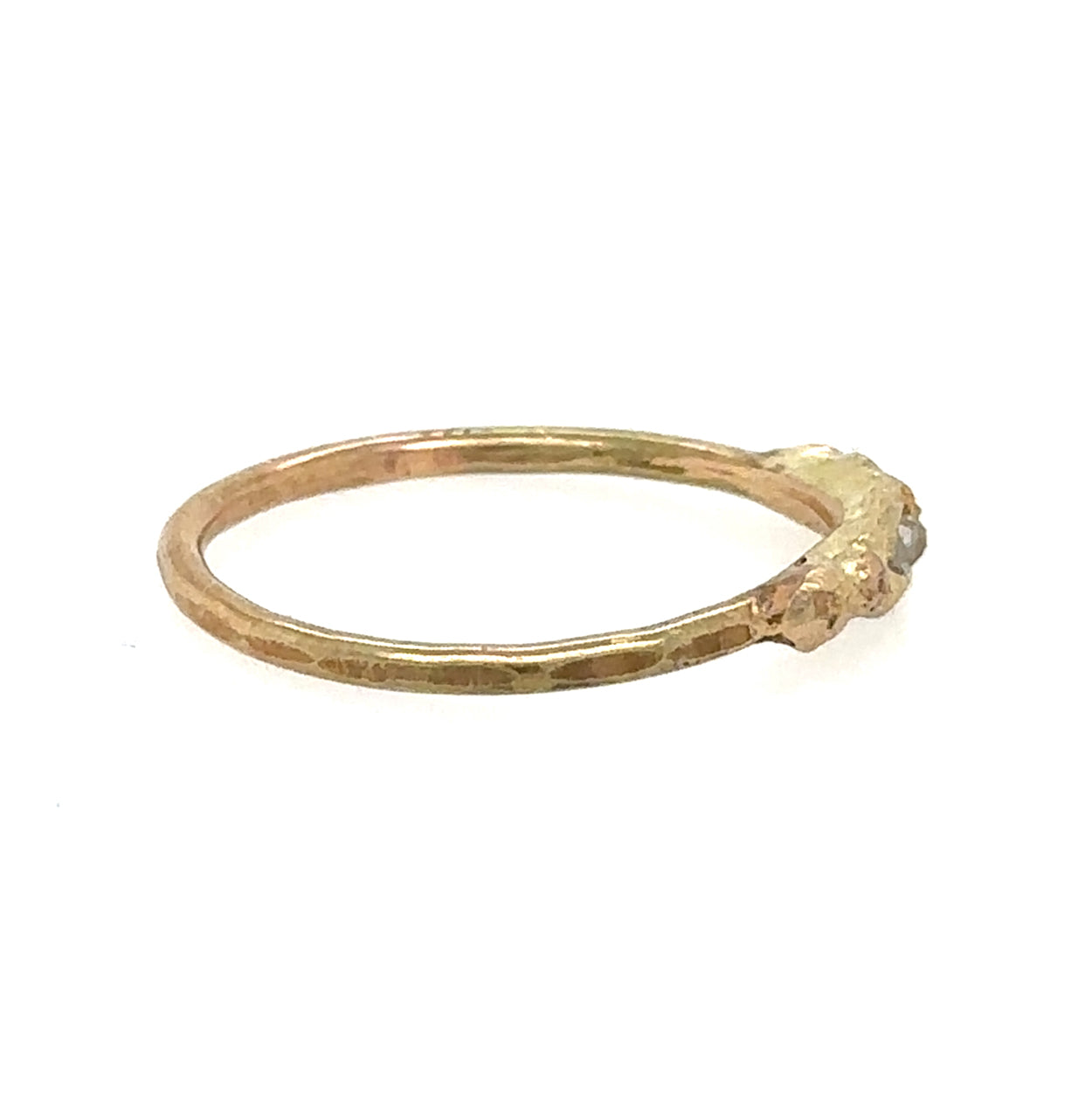 Mini Baguette Pod Diamond Ring