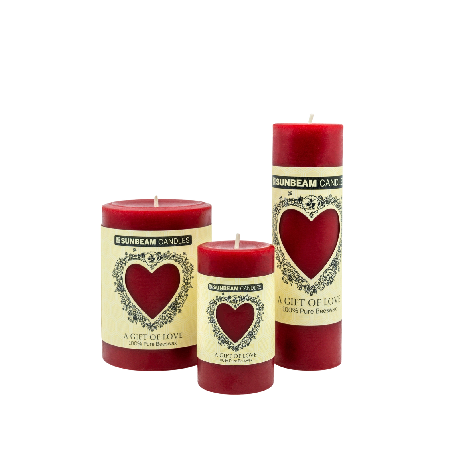 Beeswax Love Pillars