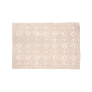 Marcel Cotton Placemat - Clay/White