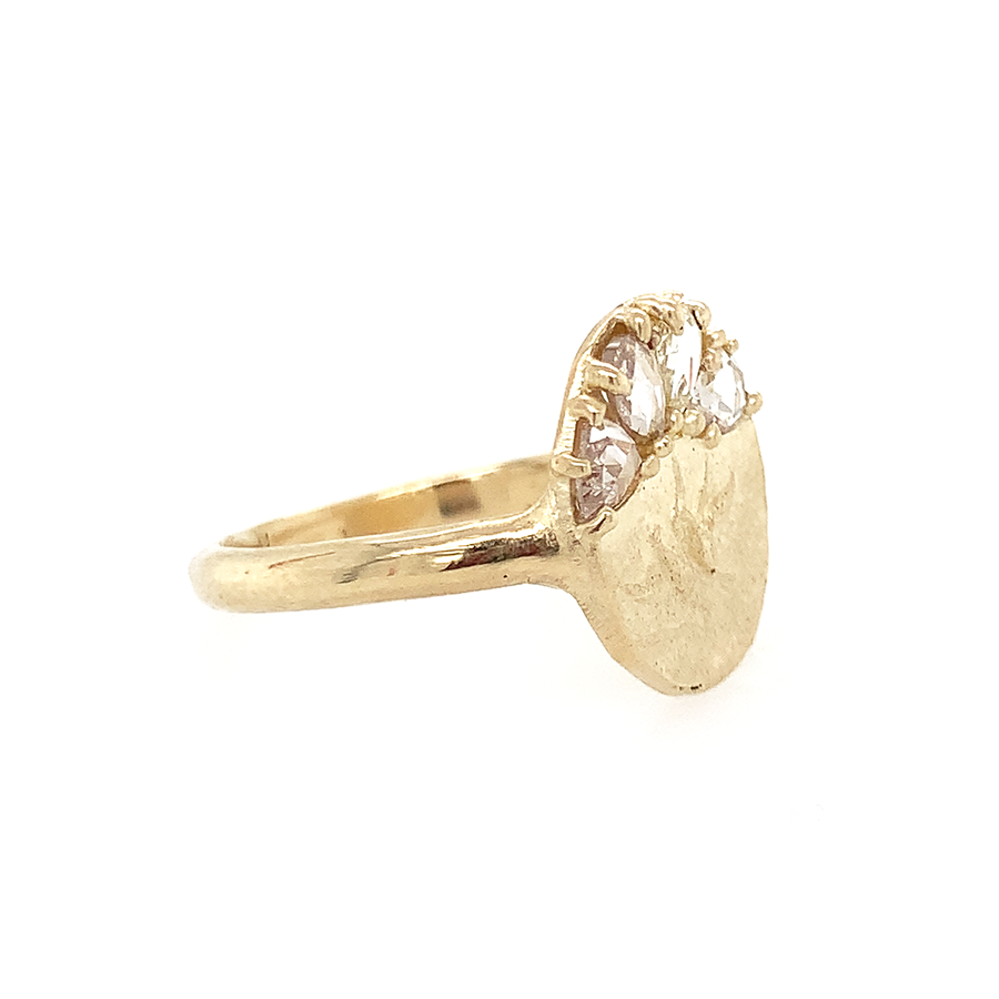 Sunrise Lovebirds Signet Ring
