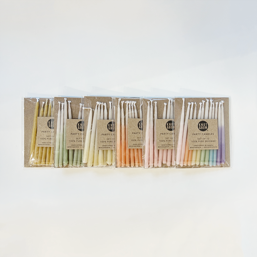 Beeswax Birthday Candles