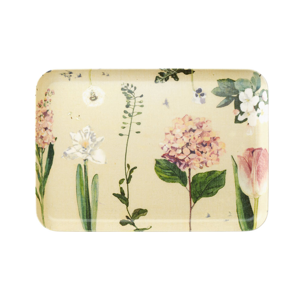 Linen Coated Botanical Tray