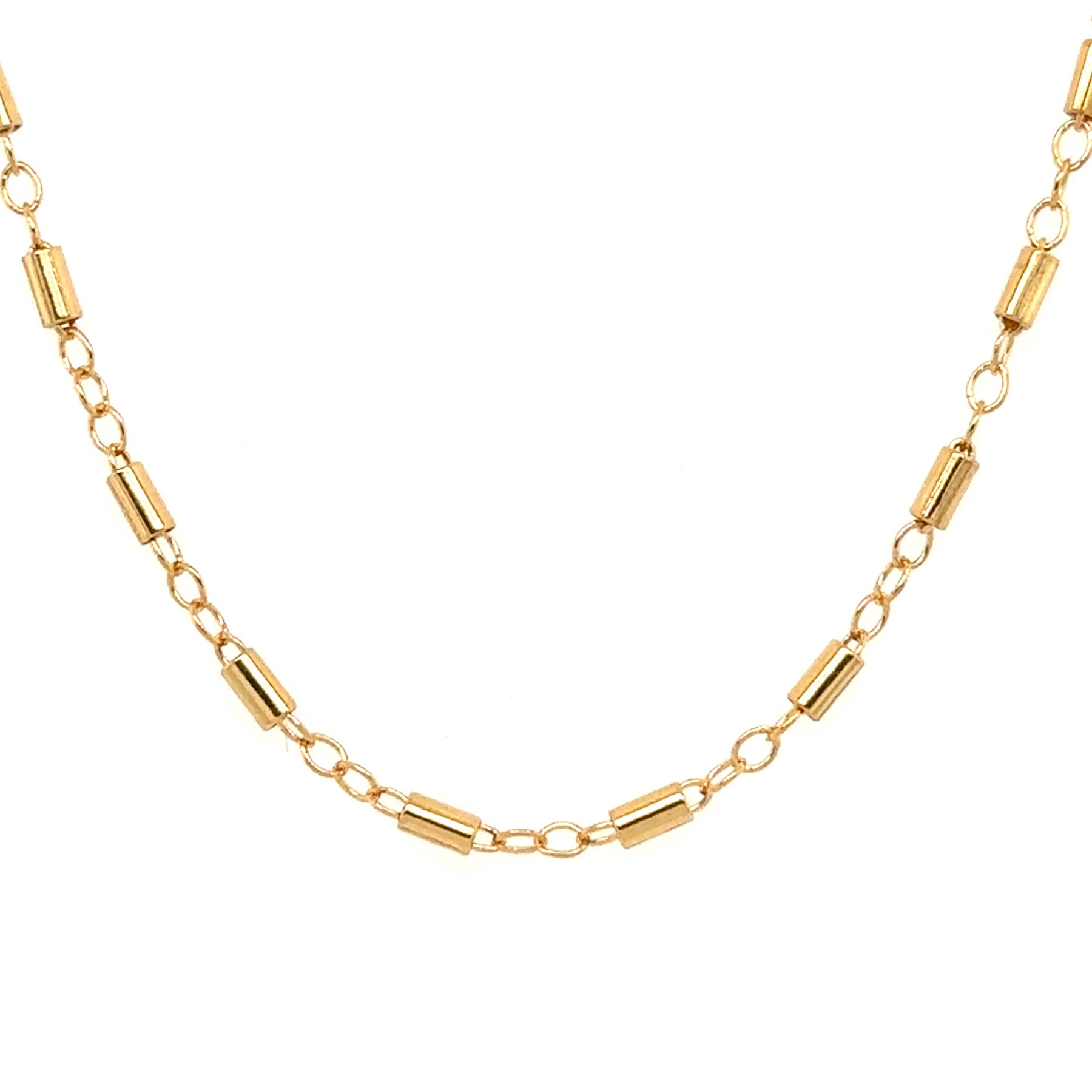 Gold-Filled Satellite Bar Chain Bracelet