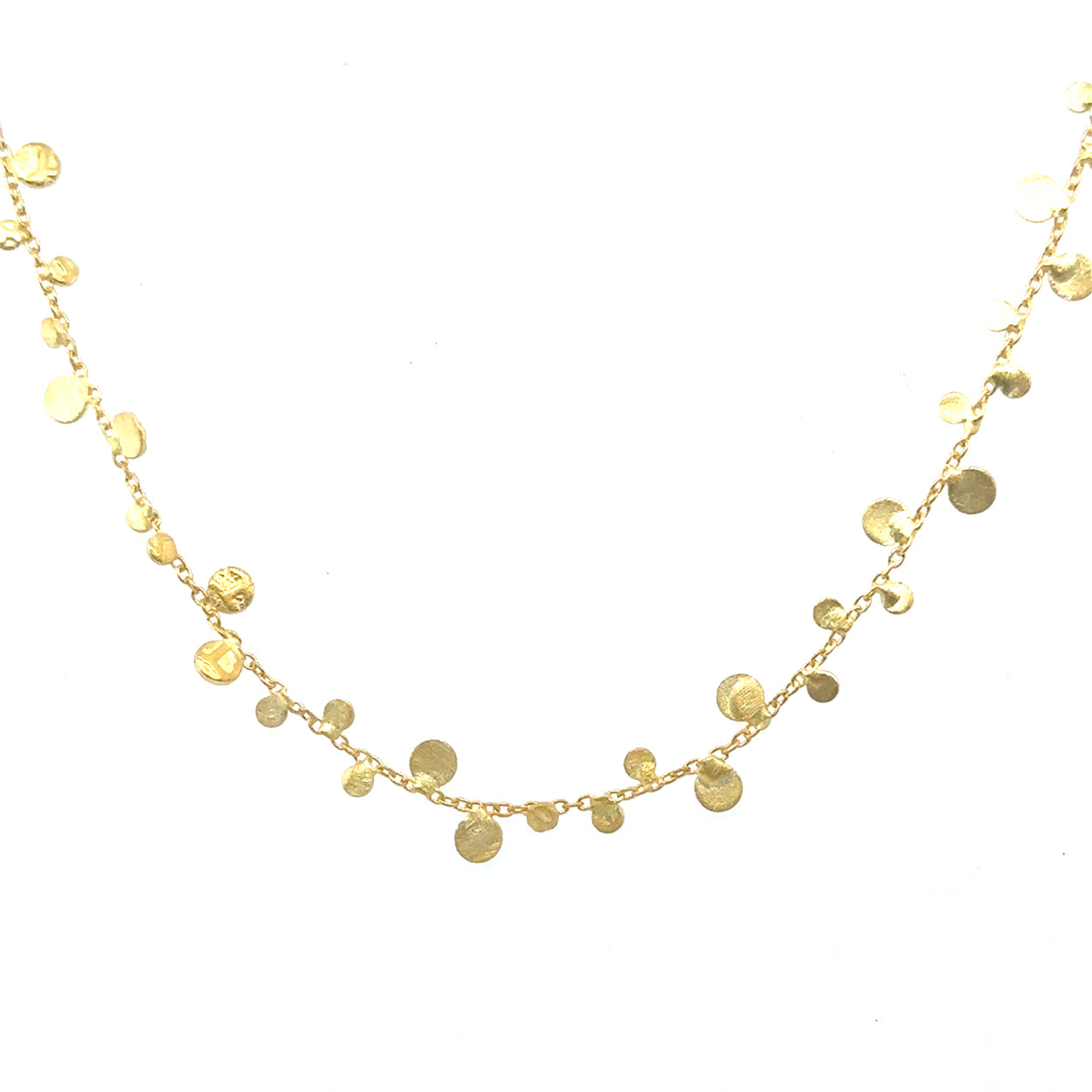 Gold Vermeil Delicate Bubbles Necklace